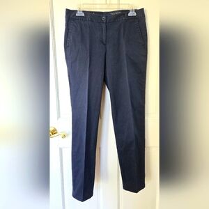 *final* Talbots "The Weekend Chino" navy blue sz 4 & 14P
